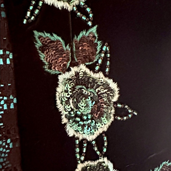 Vintage Nanette Lapore Gypsy Rose Velvet & Embroidered Jacket - EUC - Size 0 - Picture 8 of 8